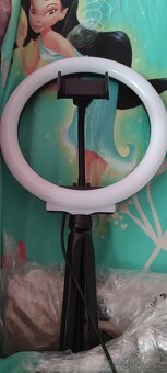 RGB Prstencová lampa, kruhové světlo ring led light set 26cm - 9