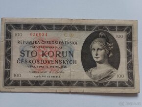 Prodám 5ks starých bankovek 1912 – 1950 - 9