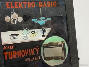 diapozitivy skleněné staré rádio televize staré elektro - 9