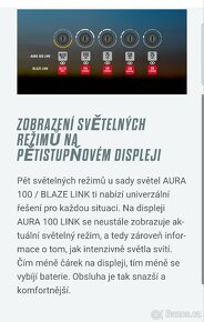 Světla Sigma Aura 100-Blaze link,Universal držák SP connect - 9