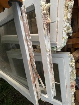 3x starší plastová okna Rehau / ABC okna 80x110cm - 9