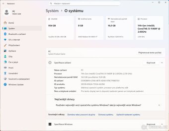 Herní PC / I5 11400f / RX 6600XT 8GB / DDR4 16GB 3200MHz - 9