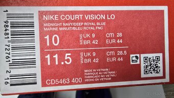 Nike court vision lo  44eu - 9