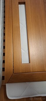 Celomasivni dubová manželská postel - 9