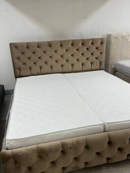 Čalouněná manželská postel 180×200 – NOVÁ - 9