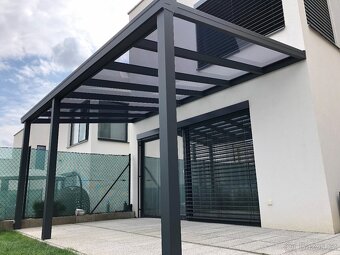 Hliníková pergola, garážové stání, altán - 9