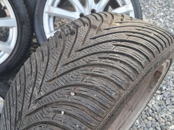 18'' Alu kola platin = 5x112 + zimní pneu 225/40 - 9