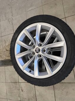 Prodám zimní originální sadu ALU kola Modus 5x112/r18 - 9