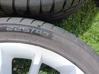 ALU kola škoda Turini r18, 5x112, letní pneu - 9