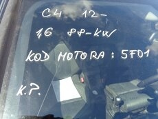 Citroen c4 1,6i 88KW  Rozprodám na náhradní díly - 9