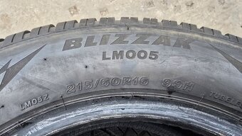 Zimní pneu 215/60/16 Bridgestone - 9