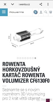 Horkovzdušný kartáč Rowenta - 9