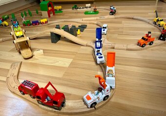 Dřevěná železnice Playtive/vláčkodráha - 9