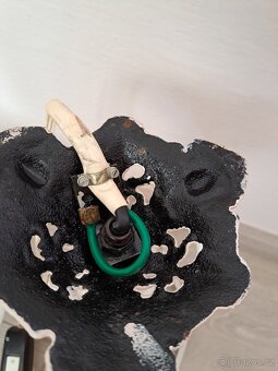 Stará retro lampa "petrolejka" elektrická - 9