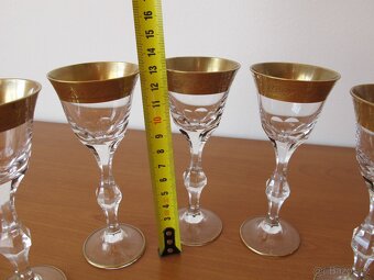 Prodám pozlacené skleničky - 9