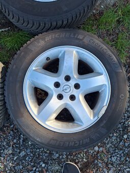 Original ALU 16" Opel Omega 5x110 Celoroční pneu - 9