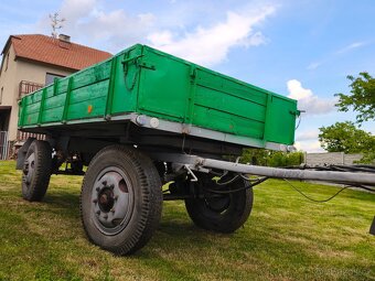 Vlek taktorový sklápecí 3.5t s TP, SPZ a platnou STK - 9