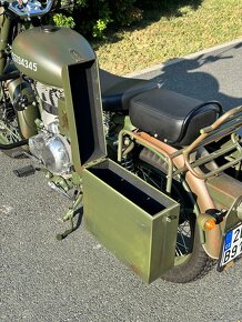 Royal Enfield Bullet 500, unikátní edice ČSR armády TOP, DPH - 9