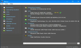 Kombo Gigabyte H61MA-D2H Intel Core i5 8GB DDR3 RAM - 9