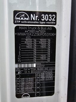 TAHAČ MAN TGX 18.440 r.2014,retardér, lowdeck, automat, - 9