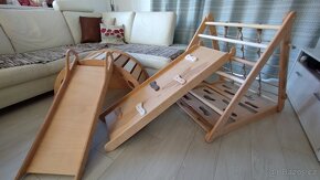 Žebřiny piklerové TROJÚHELNÍK+ skluzavka -50% - 9