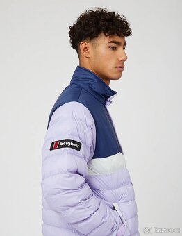 Unisex zateplená bunda Berghaus Glenshee - modrá / fialová - 9