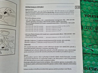 ozdobná koncovka výfuku Škoda Octavia, Škoda Superb - 9