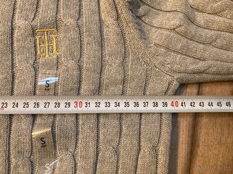 Luxusní svetr na zip Tommy Hilfiger nový s visačkou - 9