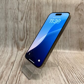 iPhone 15 Pro 128GB, nature, 100% baterie,vada na displayi - 9