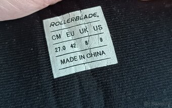 Kolečkové brusle Rollerblade 42 (26,5 cm) + chrániče - 9