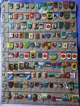 samolepky ERBY - konvolut + placky - 9