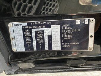 Scania R500 6x4 / Full air / Hydraulika - 9
