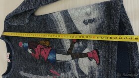 Flessová mikina ,mikina s kapucí a svetřík vel. 122 - 9