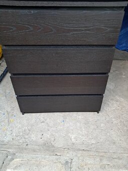 Komoda Ikea Malm černá 4 zásuvky - 9