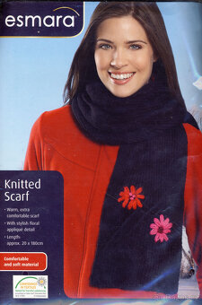 Dámský 3/4 kabátek 44-46, fialová bunda 38 a nová šála - 9