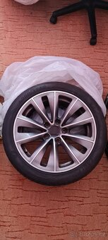 Alu OEM BMW R18, 5x120 dvourozměr, letní Goodyear. SLEVA - 9