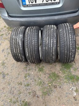Alu kola 5x100  originál Škoda r 17 - 9