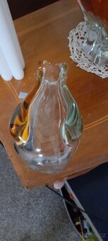 Váza hutní sklo - 9