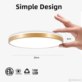 Horevo LED RGB stropní svítidlo 30 cm s Bluetooth reprodukto - 9