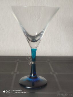 20 let nepoužité Martini sklenice - 9