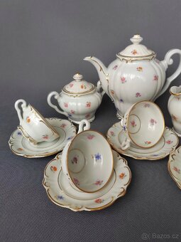 Úžasná porcelánová mokka souprava Otto Hädrich Witwe (OHW) - 9
