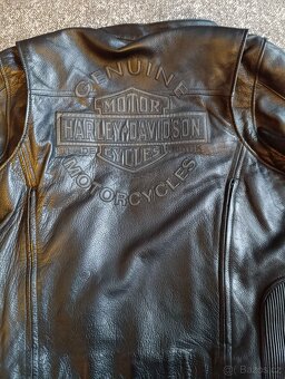 Kožená značková bunda Harley Davidson - 9