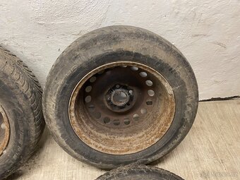 4x PLECHOVÝ DISK 6Jx15H2 ET47 5x112 S PNEU APOLLO 195/65R15 - 9