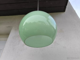 Starožitný Art Deco lustr "koule" - 30. léta - 9