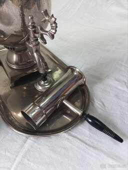 Starý rusky samovar ,kompletní . - 9