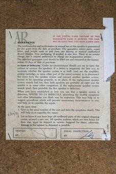 Acoustic Research AR5 - 9