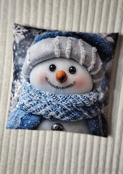 4x "Vánoční" povlak na polštář 45x45 cm - 9