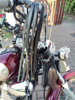 Yamaha XV Virago 125 (5AJ) r.v.:1998 červená-tmavá (TOP stav - 9