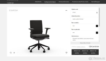 Kancelářská židle - Vitra ID Soft pc 22 500,- - 9