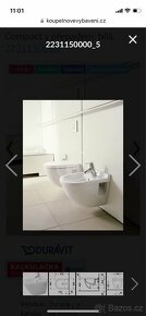 Bidet Duravit Starck 3 Compac, nový - 9